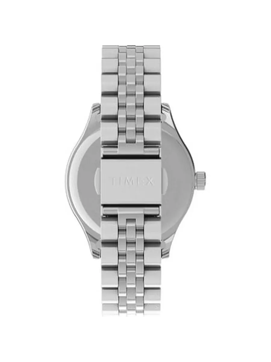 Женские часы Timex Heritage Quartz с белым циферблатом TW2U23400 — 1