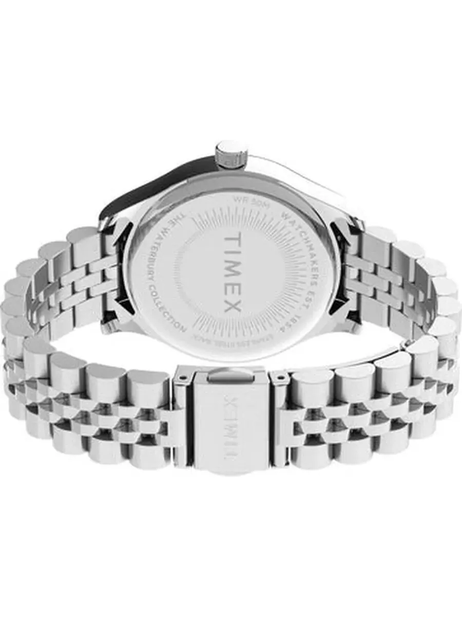 Женские часы Timex Heritage Quartz с белым циферблатом TW2U23400 — 3