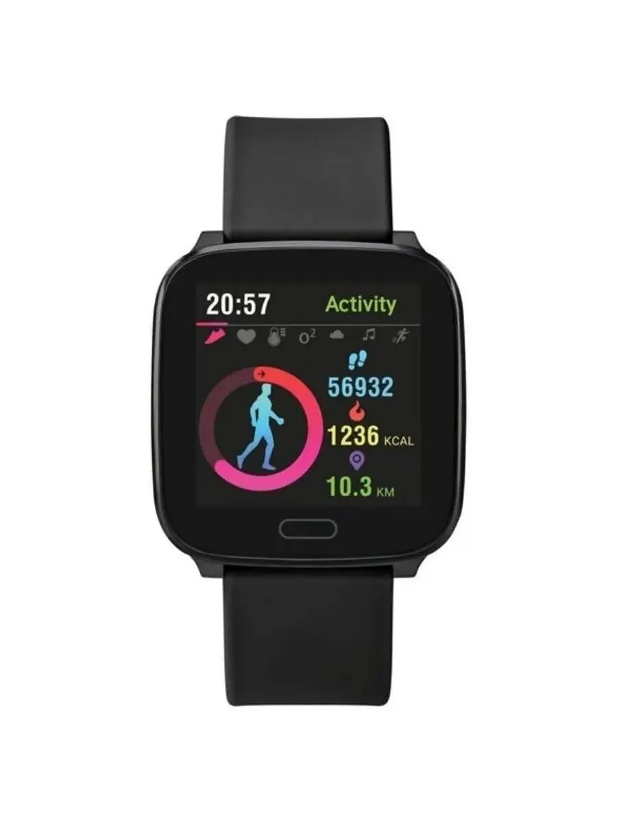 Мужские часы Timex Iconnect Quartz Digital с черным циферблатом TWG025700 — изображение 1 из 1, оттенок черный