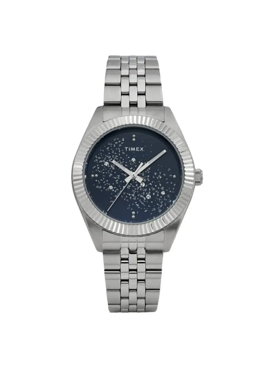 Женские часы Timex Legacy Celestial с кварцевым механизмом и синим циферблатом TW2Y20100 — изображение 1 из 2