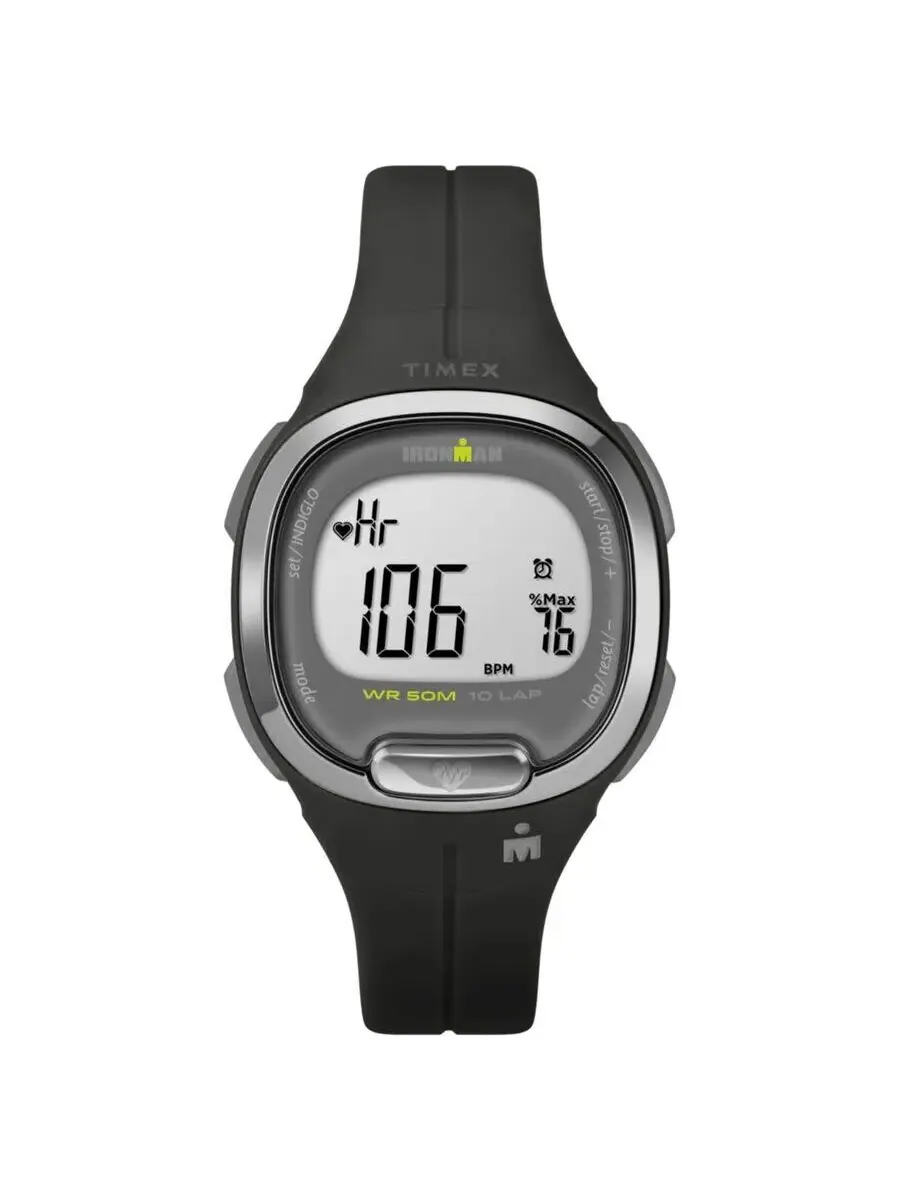 Женские часы Timex Ironman Transit Quartz с цифровым серым циферблатом TW5M40500 — изображение 1 из 1, оттенок черный