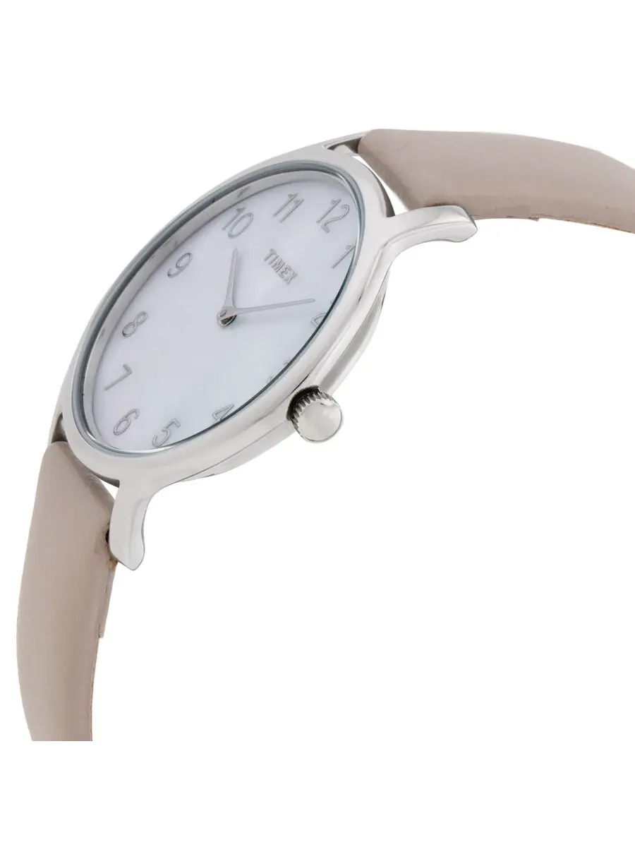 Женские часы Timex Metropolitan с кварцевым механизмом и перламутровым циферблатом TW2T35900 — изображение 2 из 3