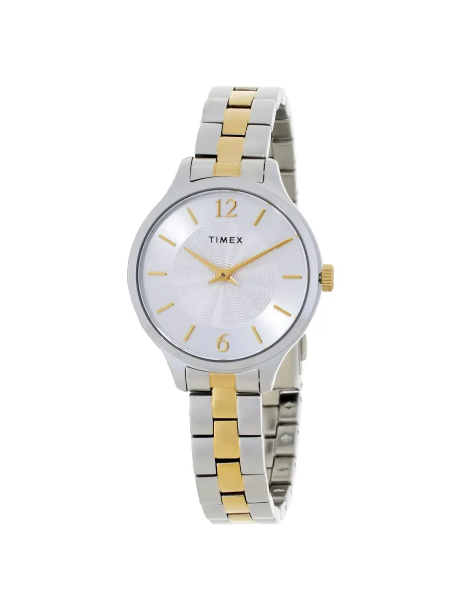 Женские кварцевые часы Timex Peyton с серебристым циферблатом TW2W98100 — изображение 1 из 3, оттенок серебряный