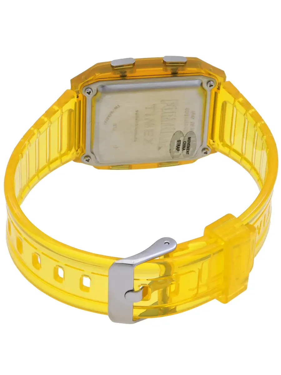 Часы Timex Q Timex LCA x Fortnite с кварцевым цифровым будильником, унисекс TW2W96600 — изображение 3 из 3, оттенок желтый