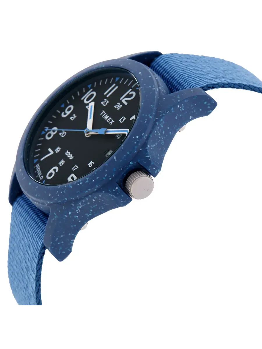 Мужские часы Timex Reclaim Ocean с кварцевым механизмом, черным циферблатом, модель TW2V81800 — изображение 2 из 3