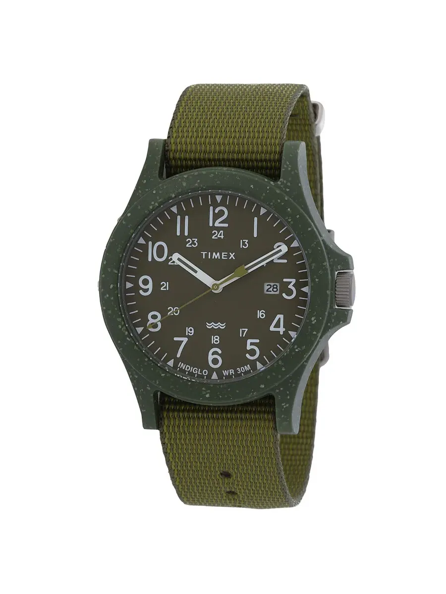 Мужские часы Timex Reclaim Ocea Quartz с зеленым циферблатом TW2V96000 — изображение 1 из 3, оттенок зеленый