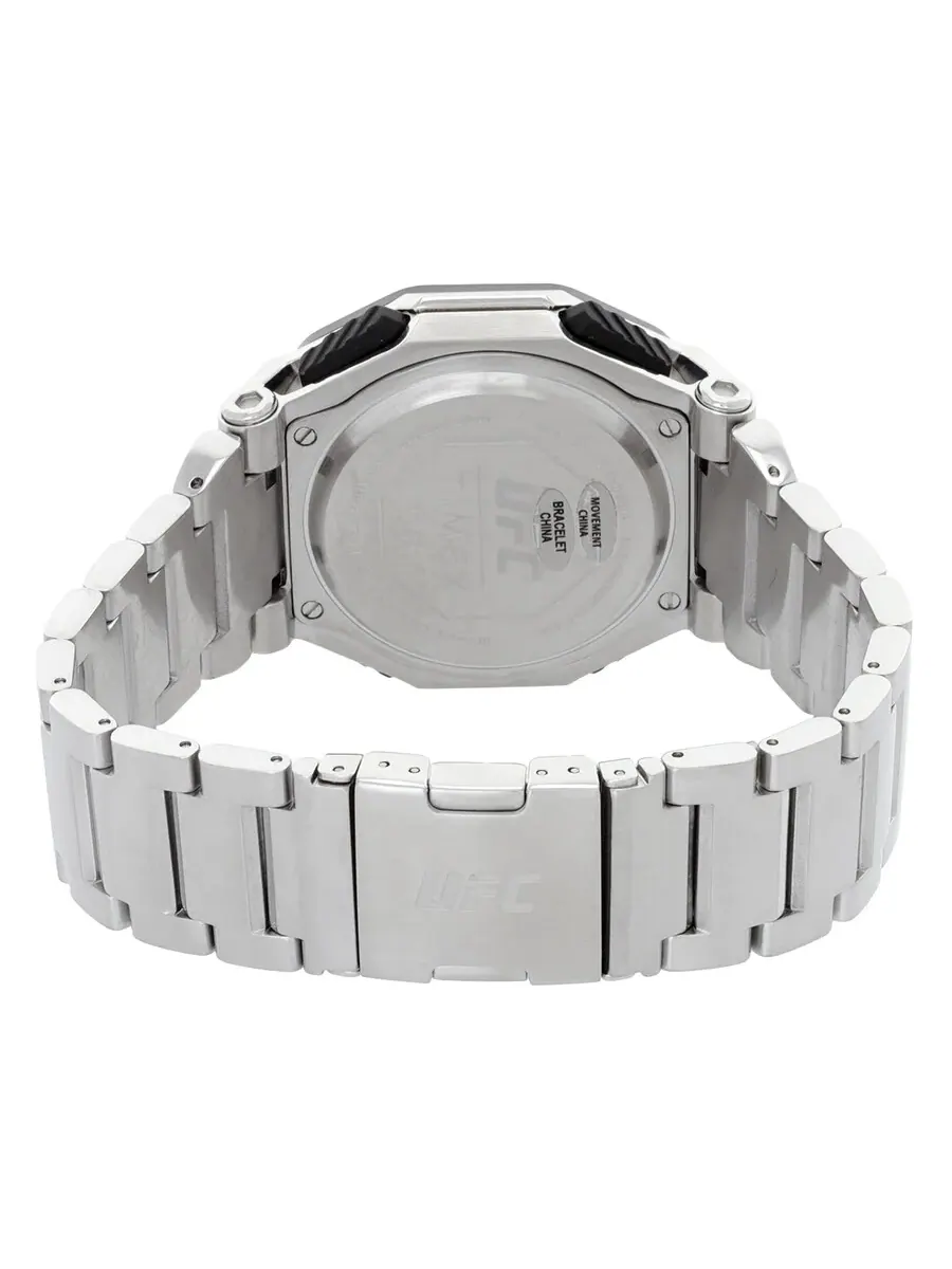 Мужские часы Timex UFC Colossus Alarm World Time Quartz Аналого-цифровые черный циферблат TW2V84600 — изображение 3 из 3