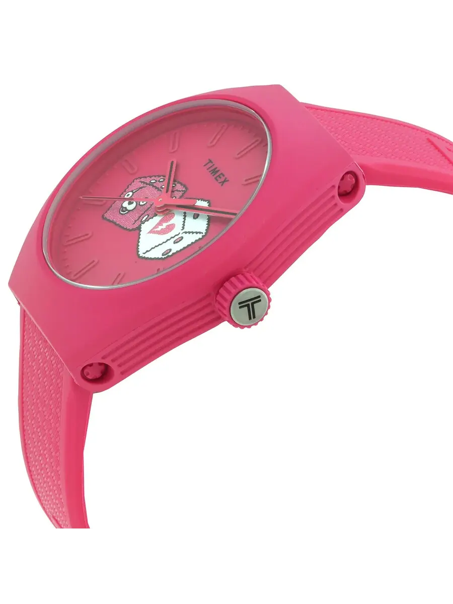 Мужские часы Timex Urban Pop x Fortnite с кварцевым механизмом и розовым циферблатом TW2W96800 — изображение 2 из 3