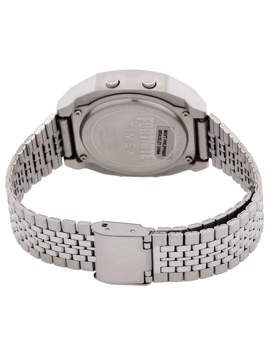 Цифровые кварцевые часы Timex X Fortnite T80 TW2Y46100 — изображение 3 из 3, оттенок серебряный