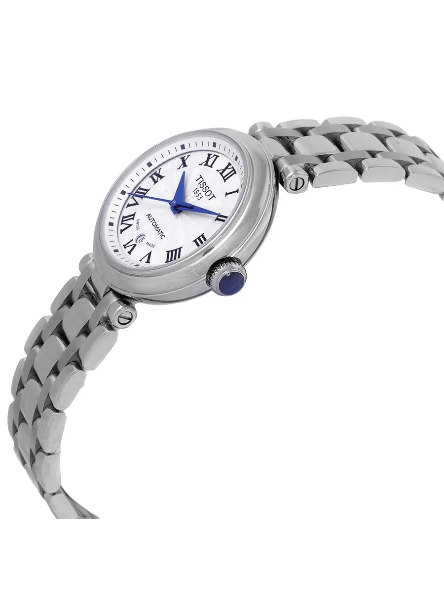 Женские часы Tissot Bellissima Automatic с белым циферблатом T1262071101300 — изображение 2 из 3, оттенок серебряный