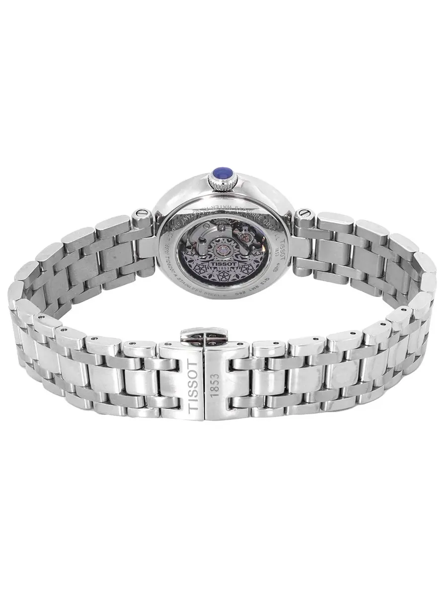 Женские часы Tissot Bellissima Automatic с белым циферблатом T1262071101300 — изображение 3 из 3, оттенок серебряный
