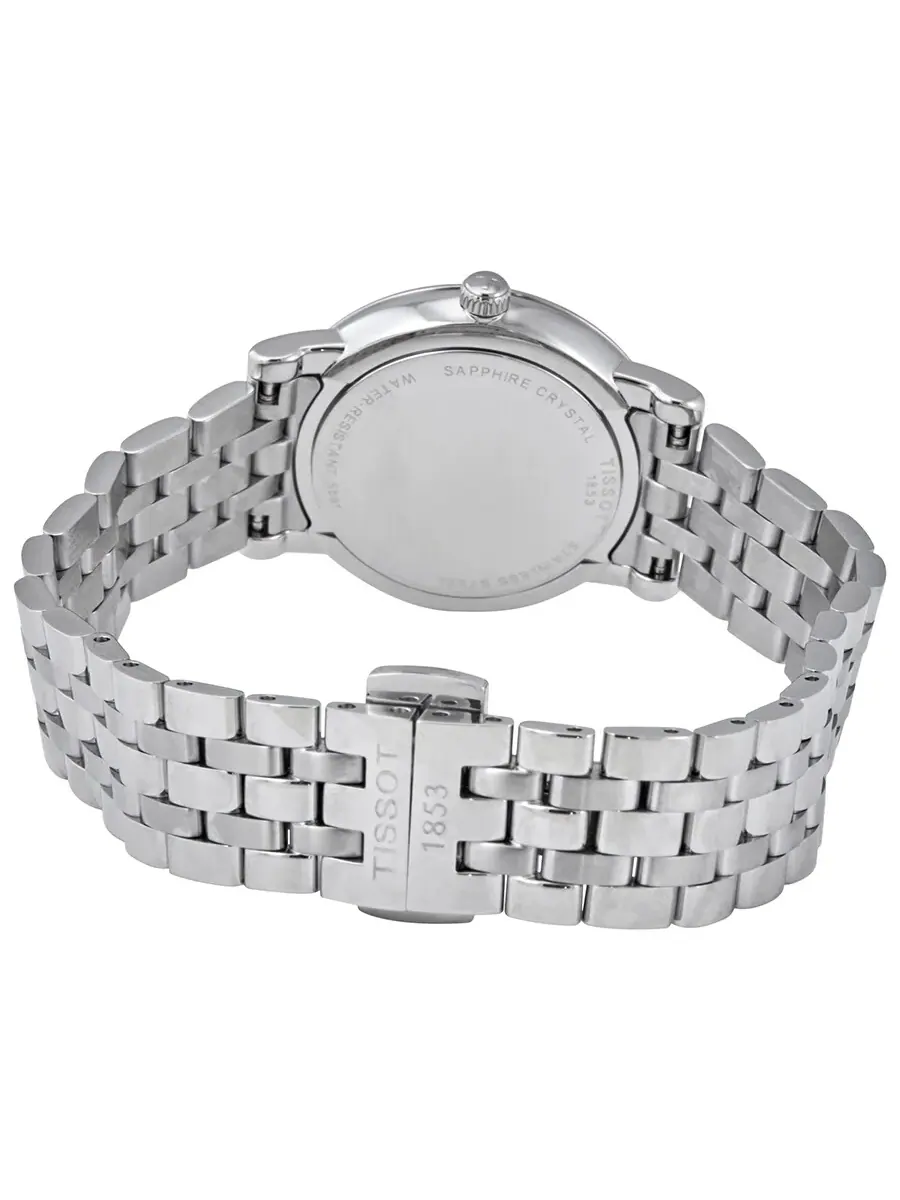 Женские часы Tissot Carson Premium Lady Quartz с серебристым циферблатом T122.210.11.033.00 — изображение 3 из 3