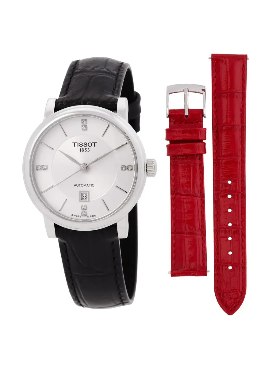 Женские часы Tissot Carson с серебристым циферблатом T1222071603601 — изображение 1 из 3, оттенок серебряный