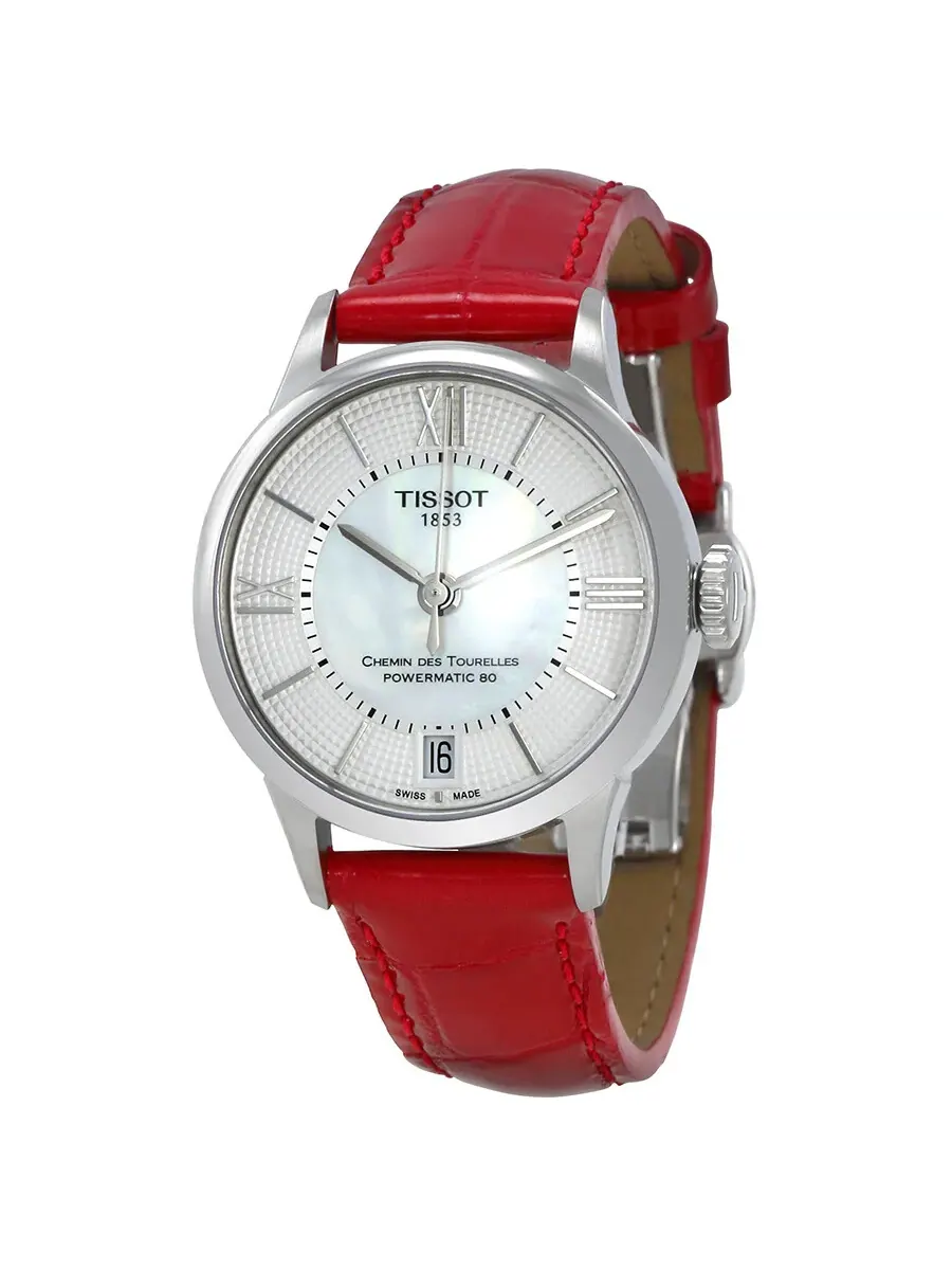 Автоматические женские часы Tissot Chemin Des Tourelles T099.207.16.118.00 — изображение 1 из 3, оттенок серебряный
