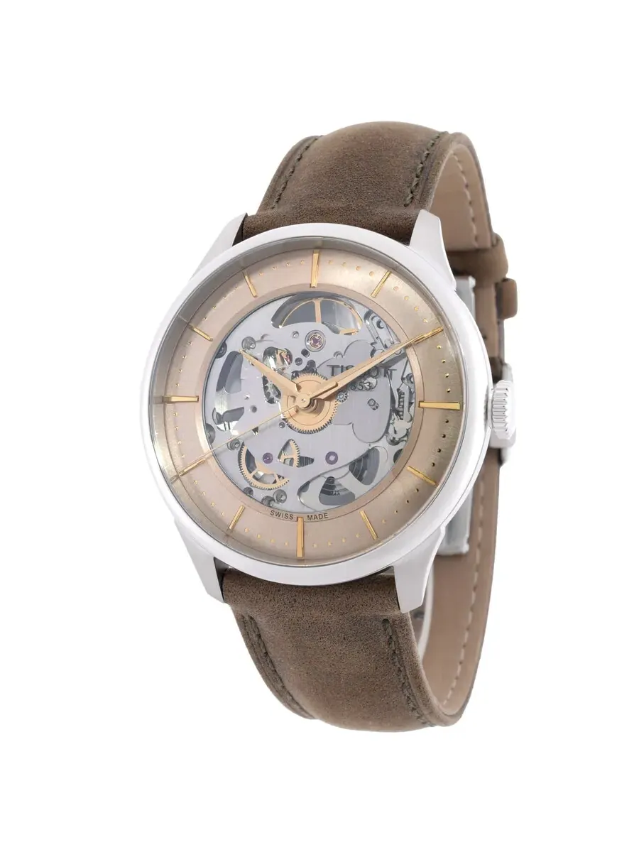 Мужские часы Tissot Chemin Des Tourelles Skeleton Automatic T1398361626100