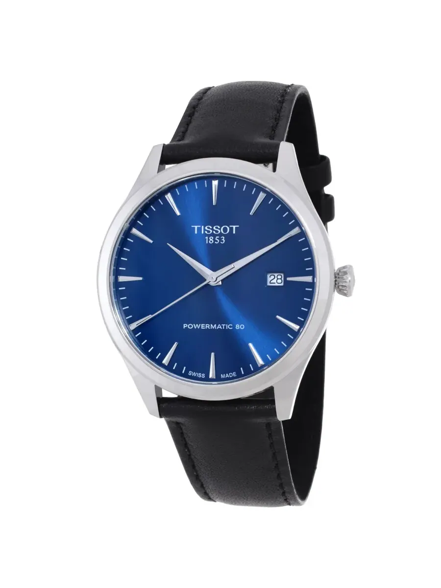 Мужские часы Tissot Classic Dream Automatic с синим циферблатом T1584071604100 — изображение 1 из 3, оттенок серебряный