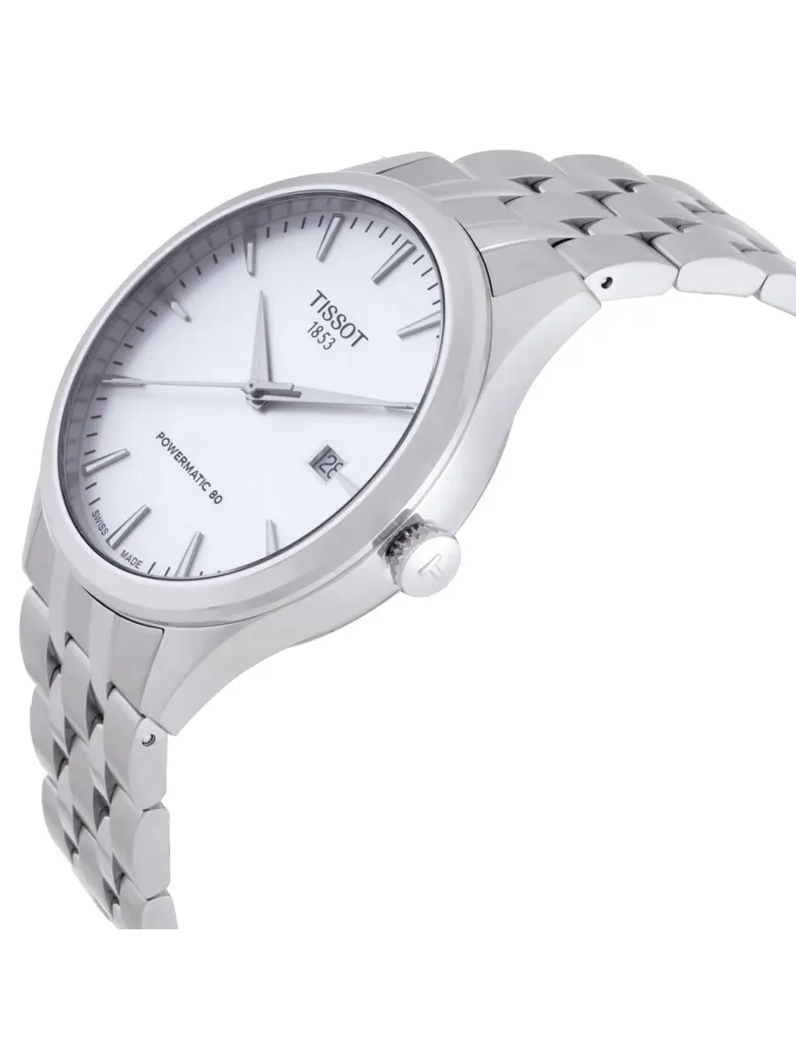 Мужские часы Tissot Classic Dream Automatic с серебристым циферблатом T1584071103100 — изображение 2 из 3, оттенок серебряный