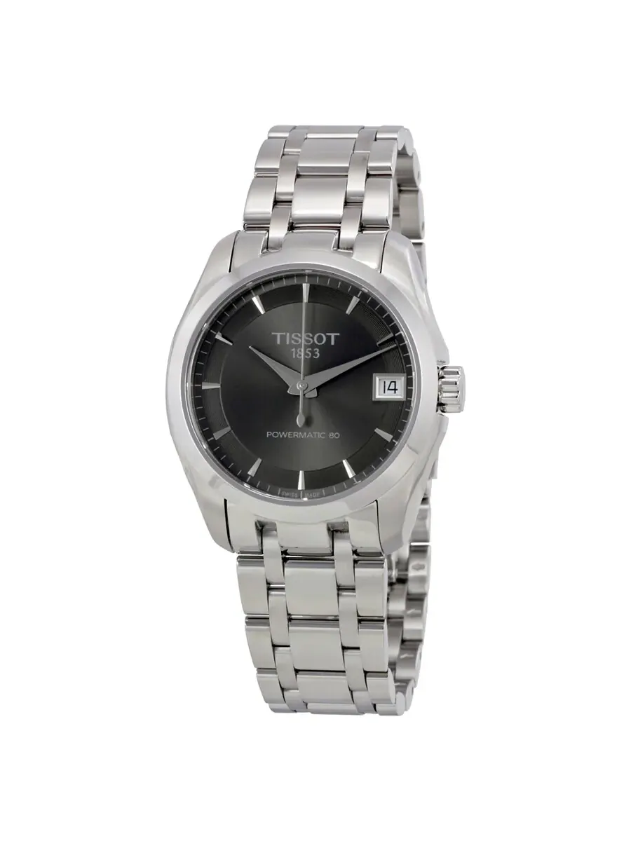 Женские автоматические часы Tissot Couturier Powermatic 80 T035.207.11.061.00 — изображение 1 из 3, оттенок серебряный