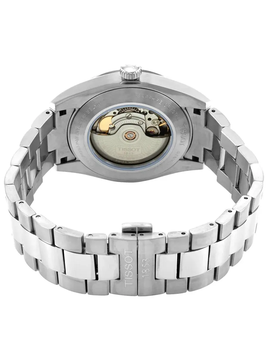 Мужские часы Tissot Gentleman Powermatic 80 с автоматическим заводом, синим циферблатом T127.407.11.041.00