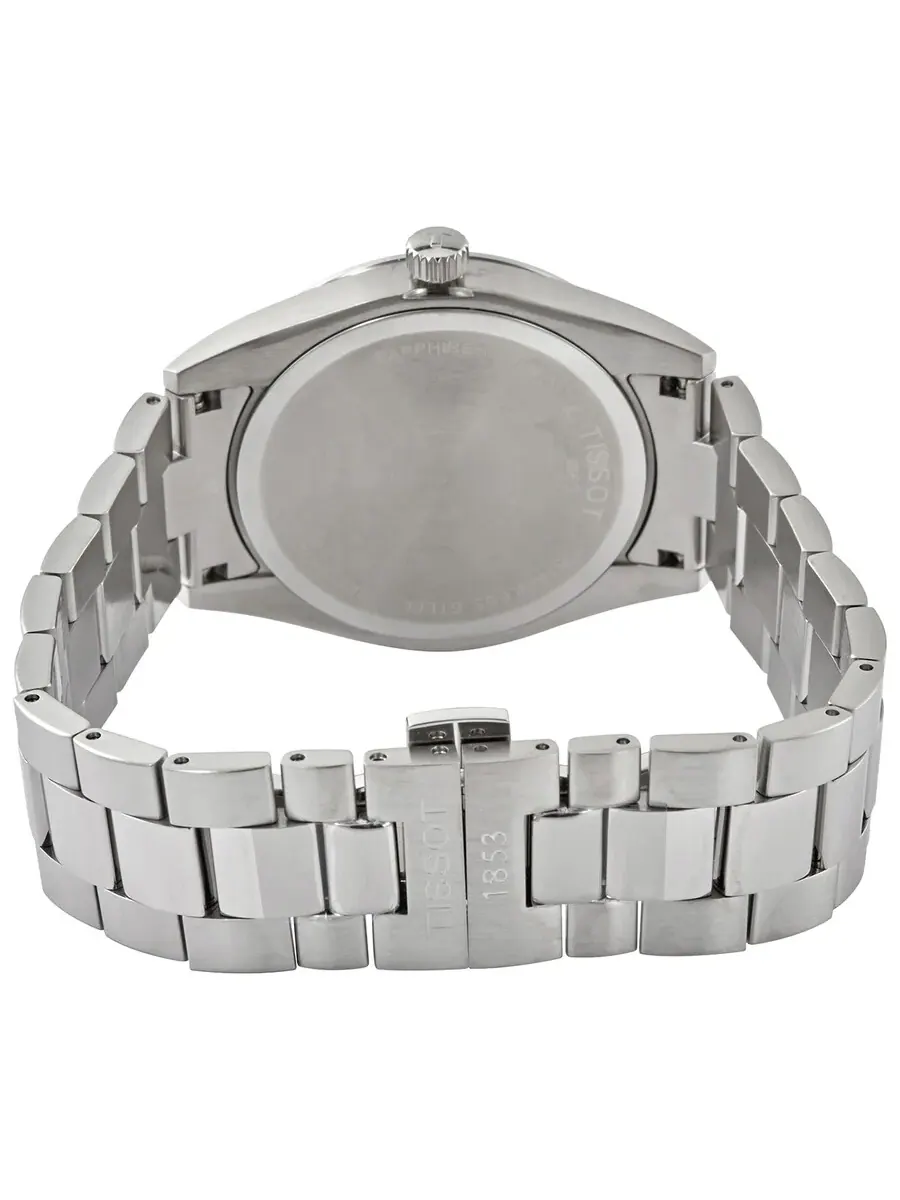 Мужские часы Tissot Gentleman Quartz с черным циферблатом T127.410.11.051.00 — изображение 3 из 3, оттенок серебряный