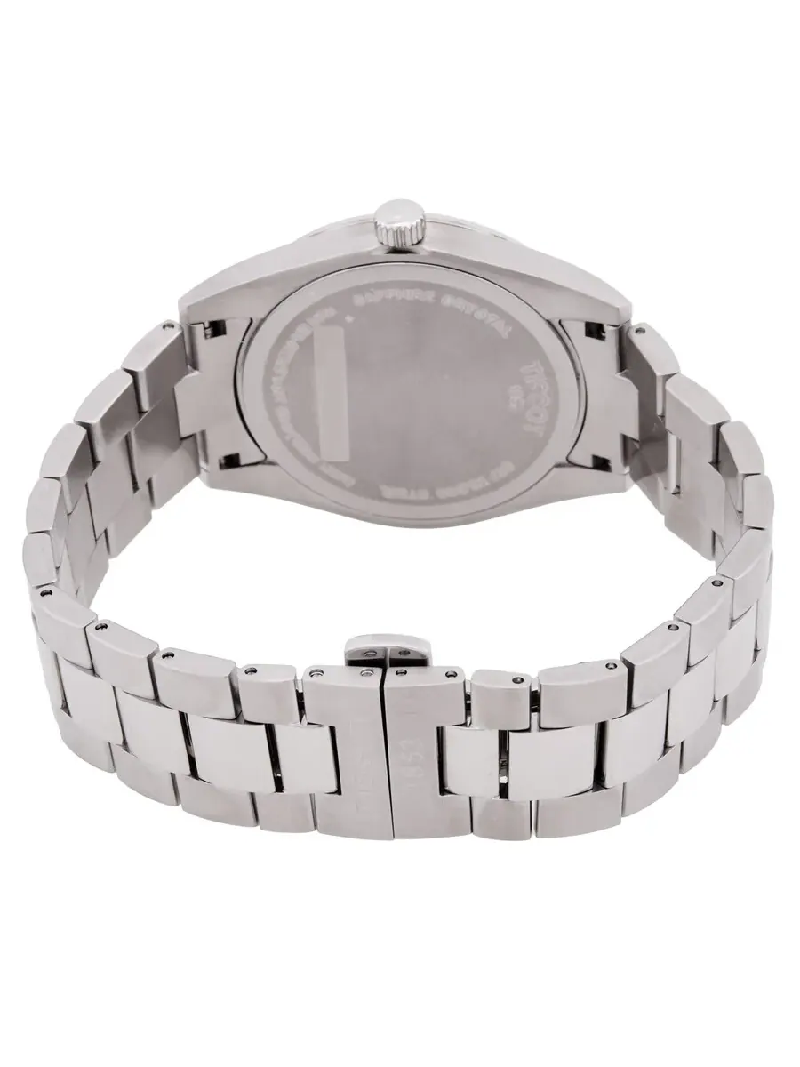 Мужские часы Tissot Gentleman Quartz с синим циферблатом T127.410.11.041.00 — изображение 3 из 3, оттенок серебряный
