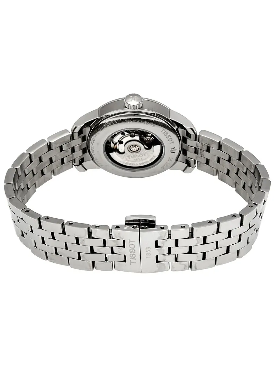 Женские часы Tissot Le Locle Automatic с черным циферблатом T006.207.11.058.00 — изображение 3 из 3, оттенок серебряный