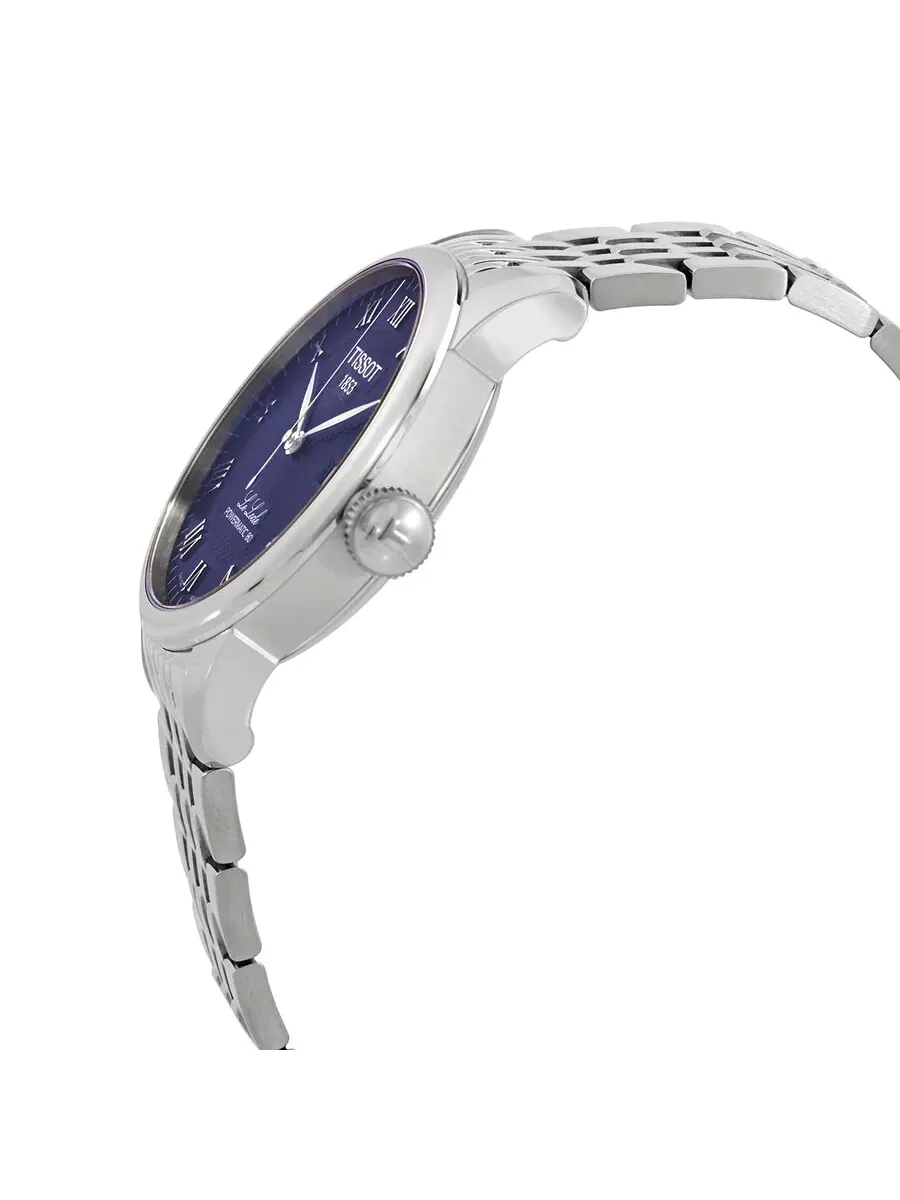 Мужские часы Tissot Le Locle Automatic с синим циферблатом T006.407.11.043.00 — изображение 2 из 3, оттенок серебряный