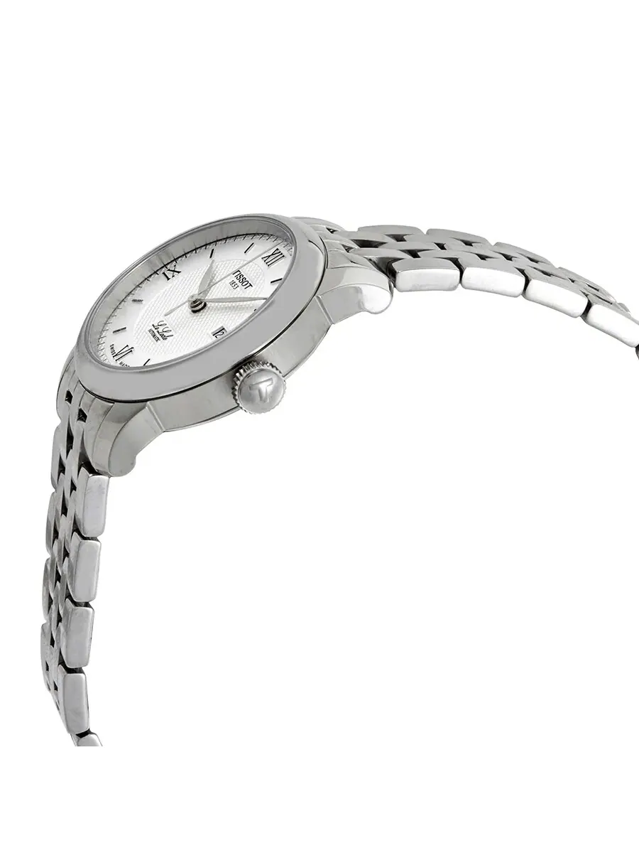 Женские часы Tissot Le Locle Automatic с серебристым циферблатом T006.207.11.038.00 — изображение 2 из 3, оттенок серебряный