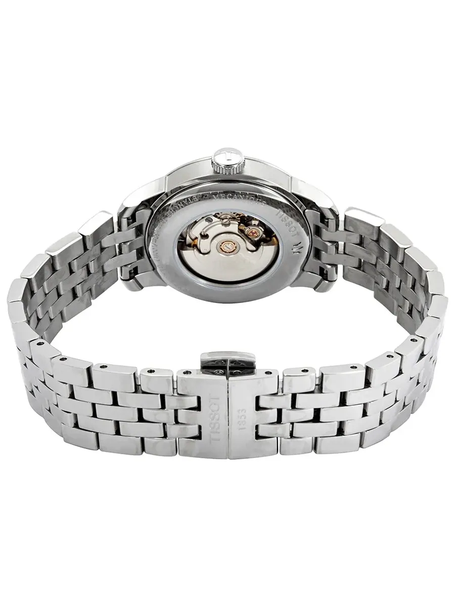 Женские часы Tissot Le Locle Automatic с серебристым циферблатом T006.207.11.038.00 — изображение 3 из 3, оттенок серебряный