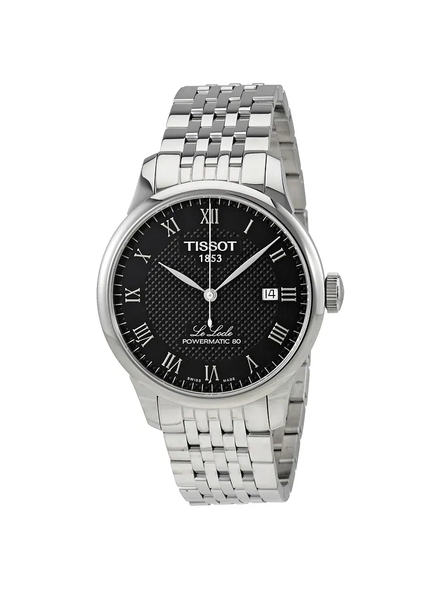 Мужские автоматические часы Tissot Le Locle Powermatic 80, модель T006.407.11.053.00 — изображение 1 из 3, оттенок серебряный