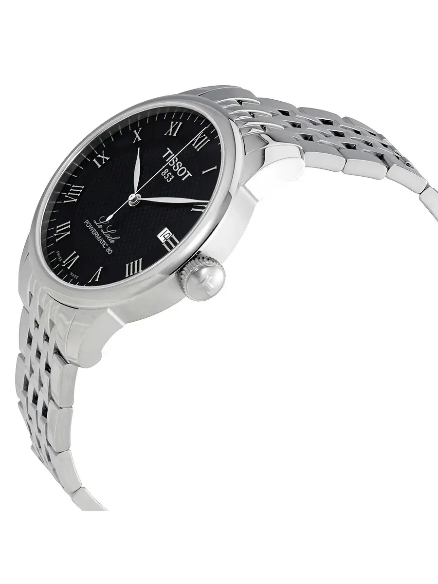 Мужские автоматические часы Tissot Le Locle Powermatic 80, модель T006.407.11.053.00 — изображение 2 из 3, оттенок серебряный