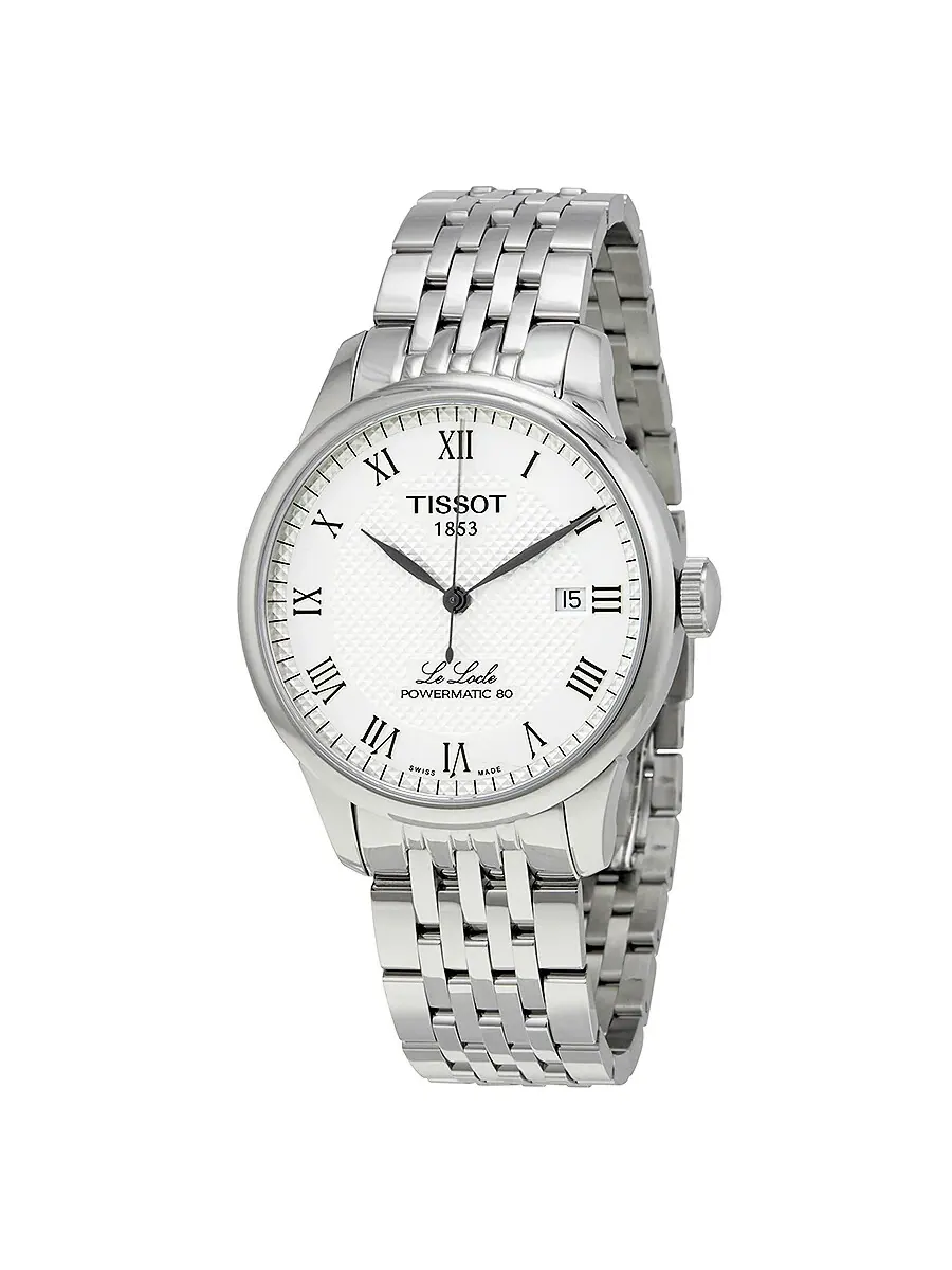 Мужские автоматические часы Tissot Le Locle Powermatic 80 T006.407.11.033.00 — изображение 1 из 3, оттенок серебряный