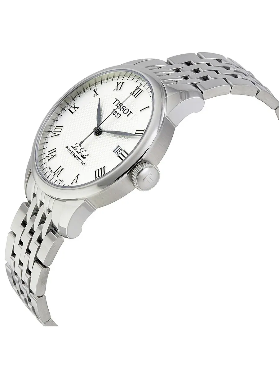 Мужские автоматические часы Tissot Le Locle Powermatic 80 T006.407.11.033.00 — изображение 2 из 3, оттенок серебряный