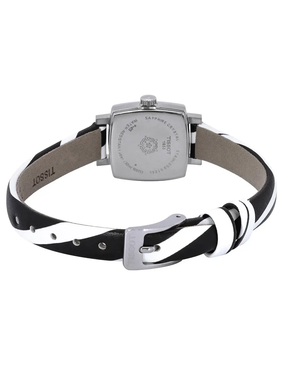 Женские часы Tissot Lovely Quartz с черным циферблатом и бриллиантами T058.109.17.056.00 — изображение 3 из 4