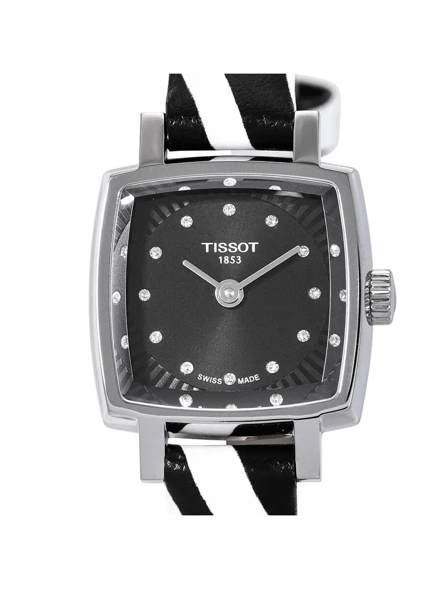 Женские часы Tissot Lovely Quartz с черным циферблатом и бриллиантами T058.109.17.056.00 — изображение 4 из 4