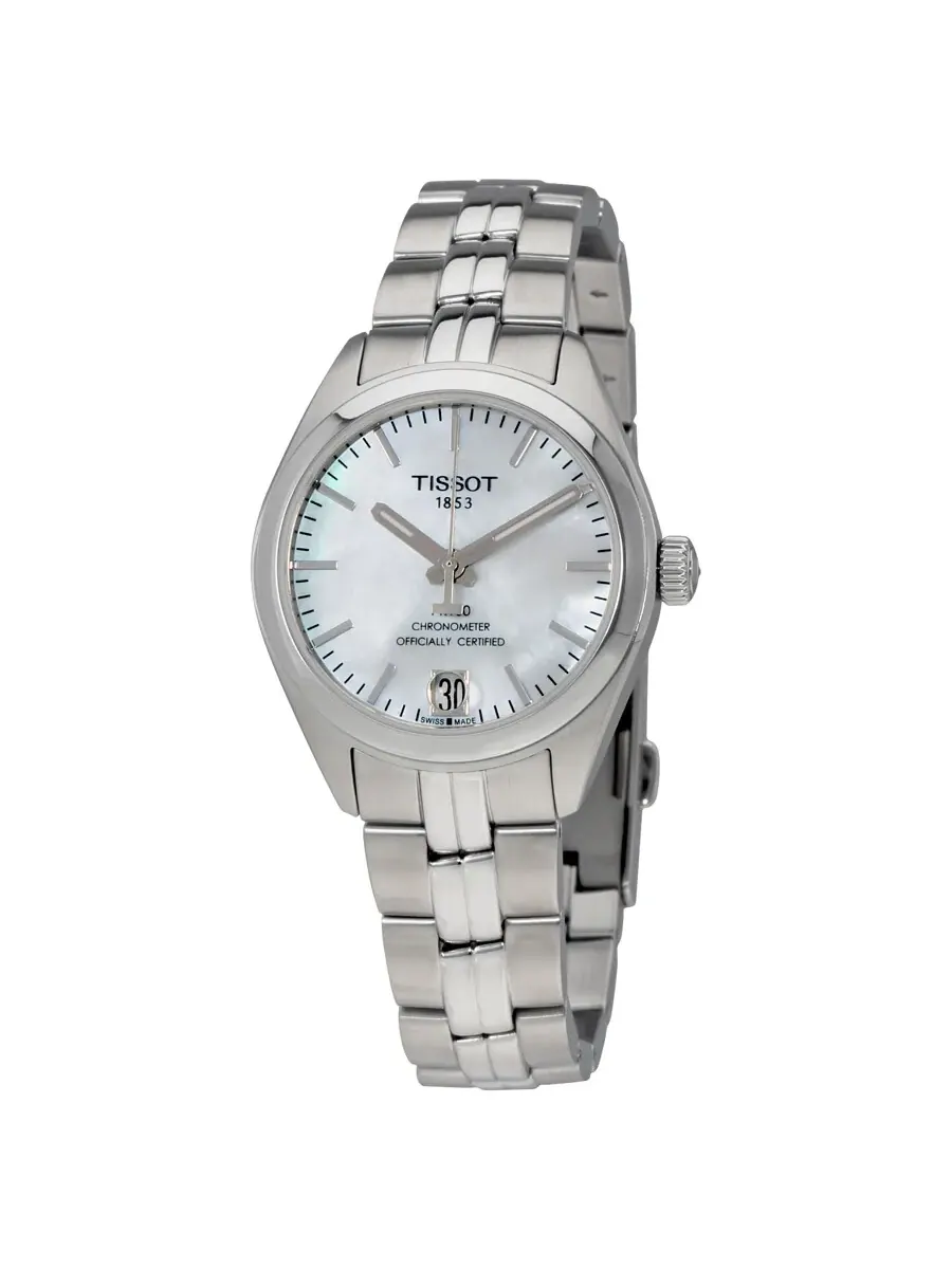 Женские часы Tissot PR 100 Automatic T101.208.11.111.00 — изображение 1 из 3, оттенок серебряный