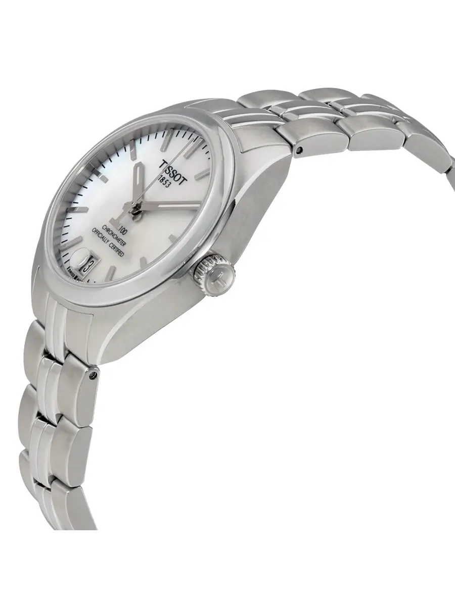 Женские часы Tissot PR 100 Automatic T101.208.11.111.00 — изображение 2 из 3, оттенок серебряный