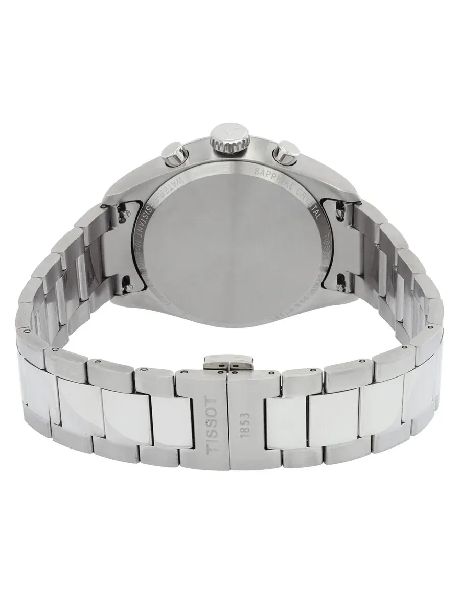 Мужские часы Tissot PR 100 Chronograph Quartz с синим циферблатом T1504171104100 — изображение 3 из 3, оттенок серебряный