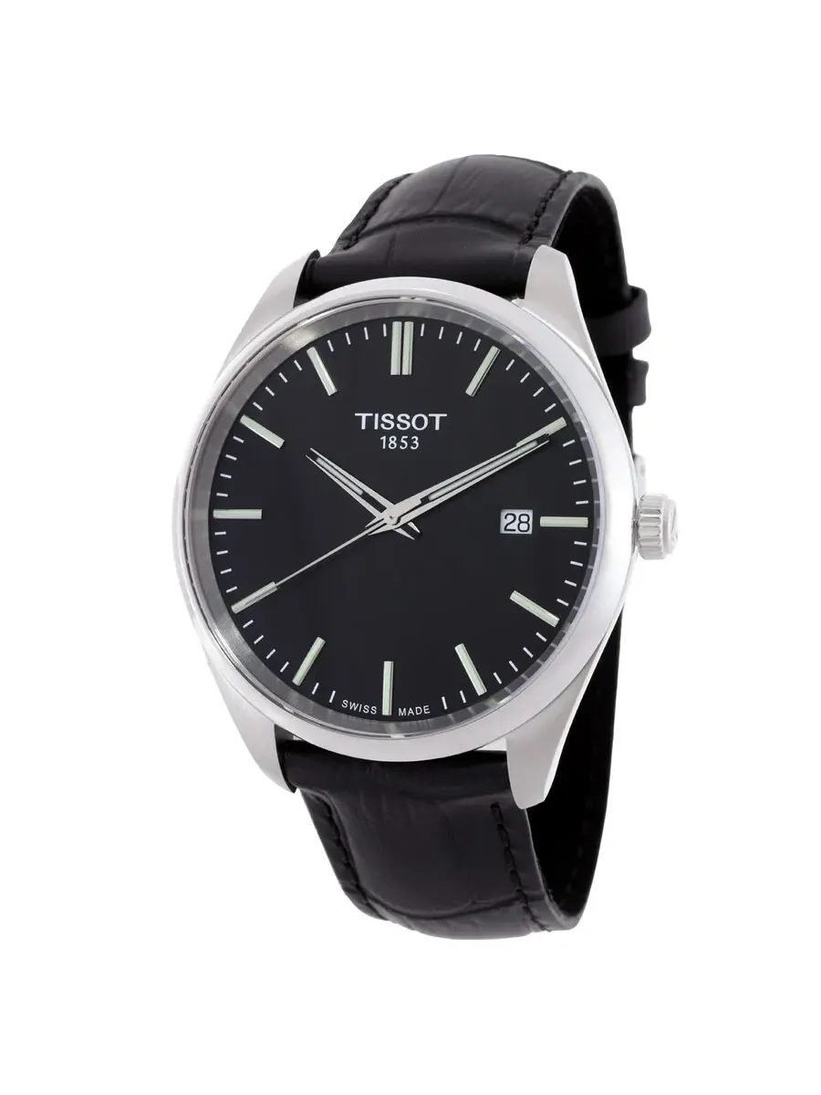 Мужские часы Tissot PR 100 Quartz с черным циферблатом T1504101605100
