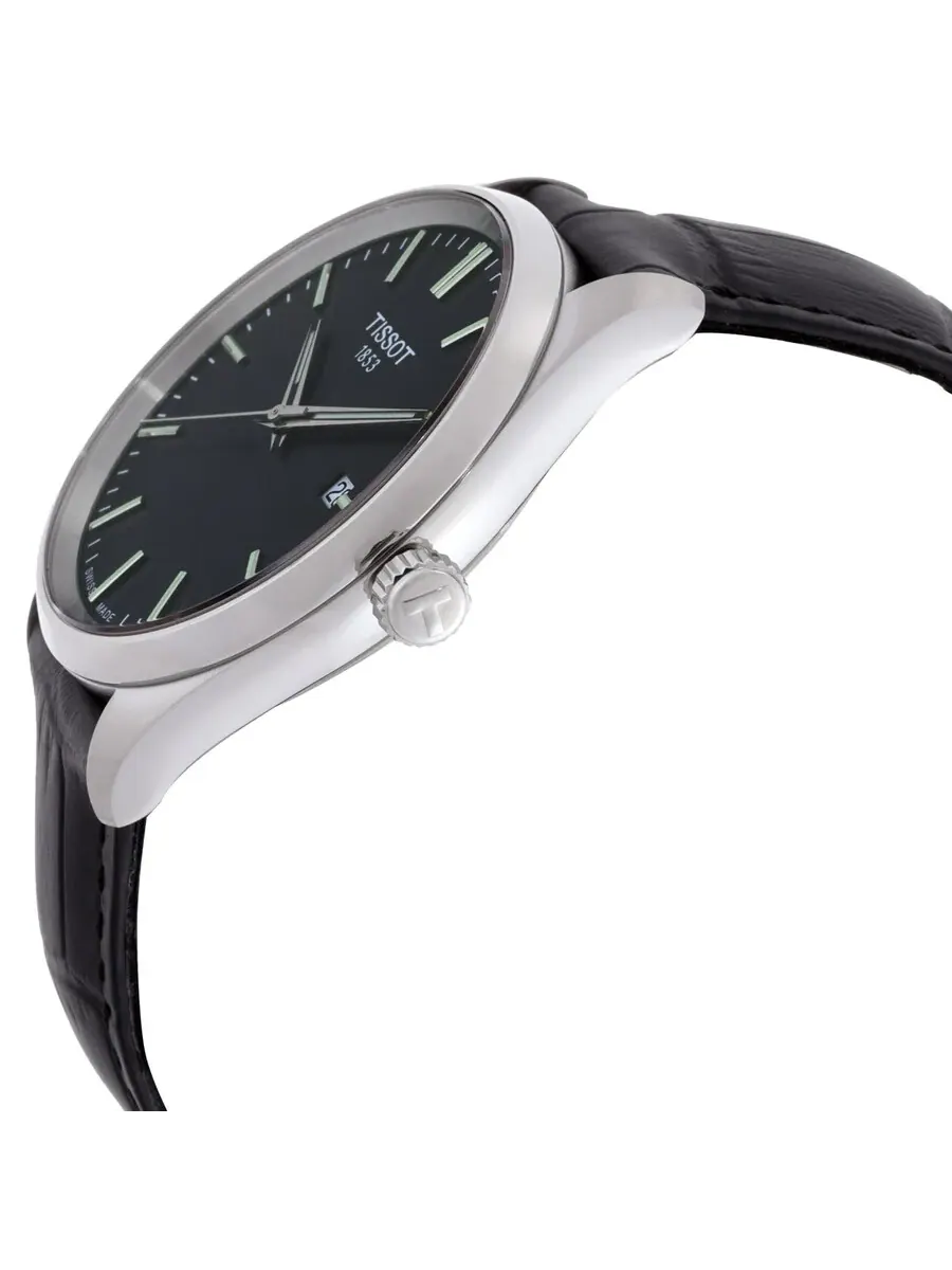 Мужские часы Tissot PR 100 Quartz с черным циферблатом T1504101605100 — изображение 2 из 3, оттенок серебряный