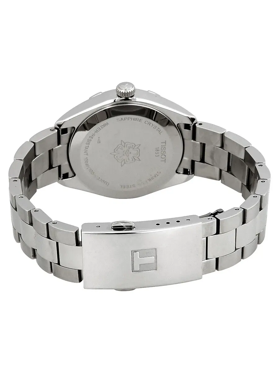 Женские часы Tissot PR 100 Sport Chic с черным перламутровым циферблатом T101.910.11.121.00 — изображение 3 из 3