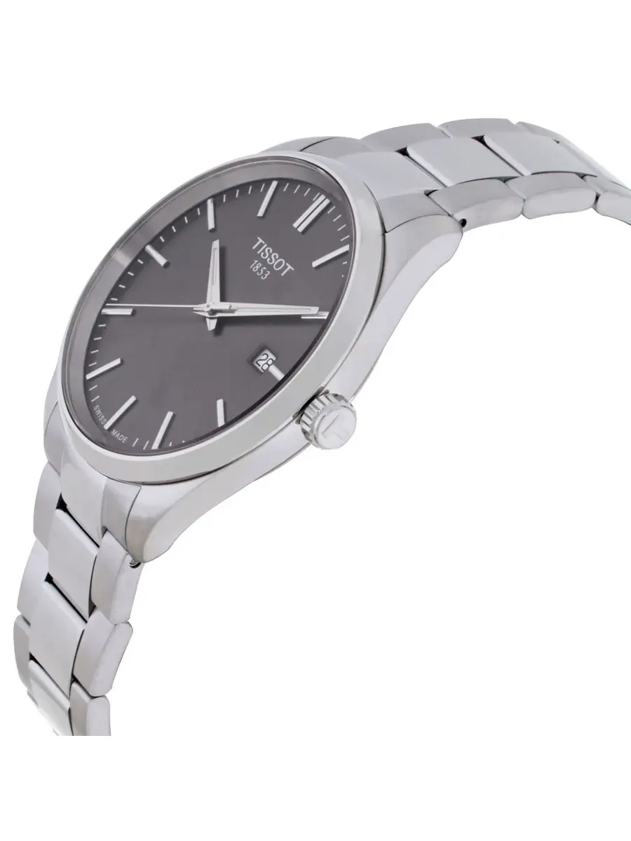 Мужские часы Tissot PR 100 Quartz с серым циферблатом T1504101108100 — изображение 2 из 3, оттенок серебряный
