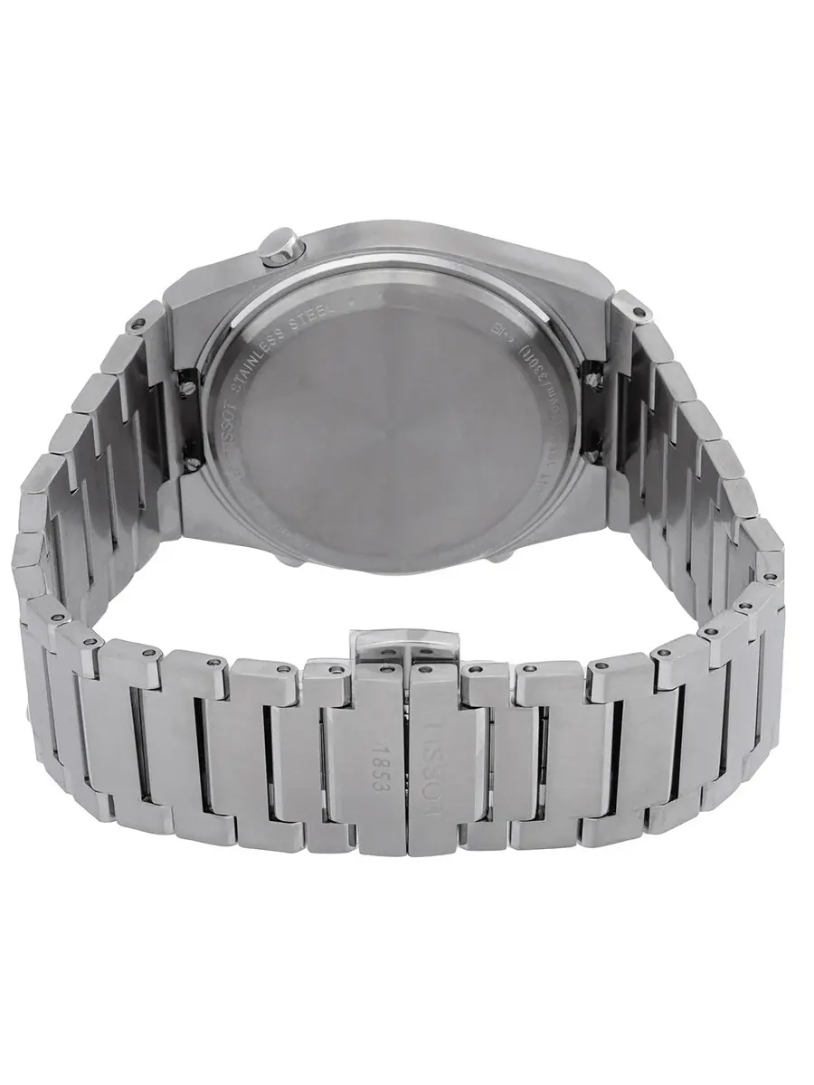 Мужские часы Tissot PRX Digital Quartz с серебристым циферблатом T137.263.11.030.00 — изображение 3 из 3, оттенок серебряный