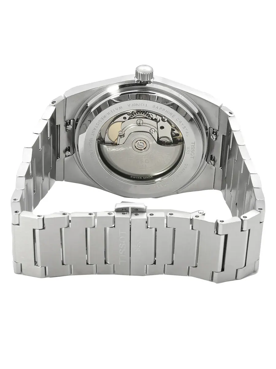 Мужские автоматические часы Tissot PRX Powermatic 80 с зеленым циферблатом T137.407.11.091.00 — изображение 3 из 4