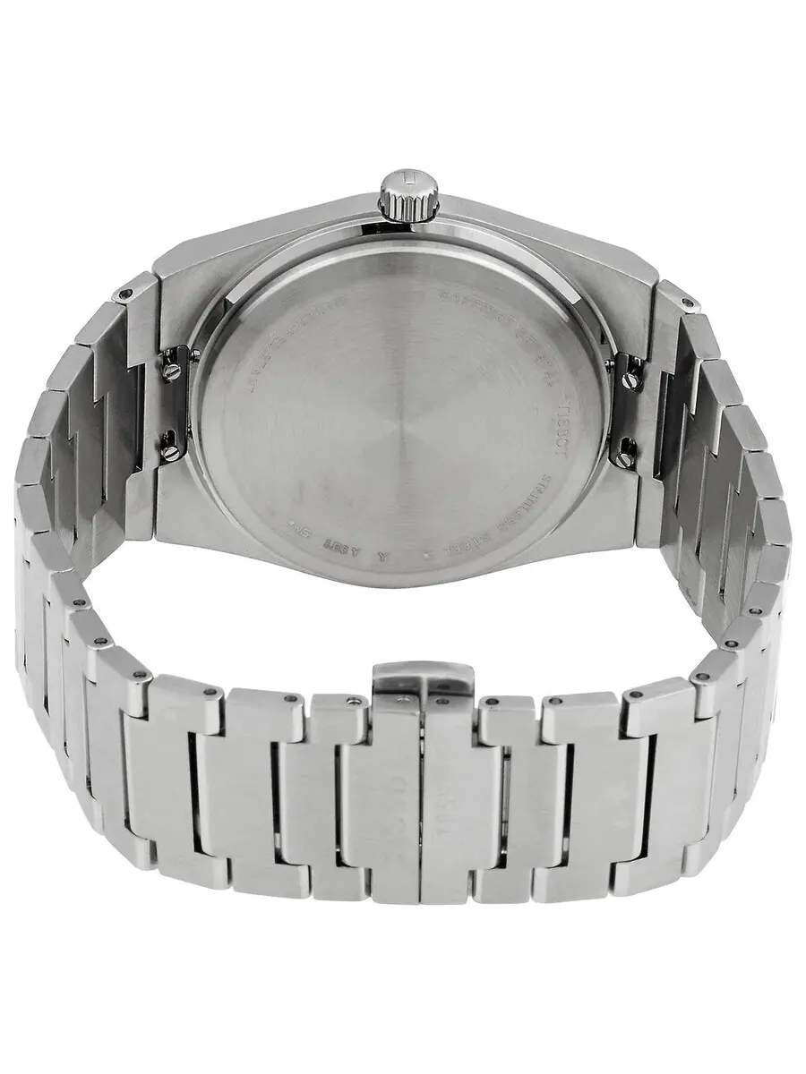 Мужские часы Tissot PRX 40 Quartz с черным циферблатом T137.410.11.051.00 — изображение 3 из 3, оттенок серебряный