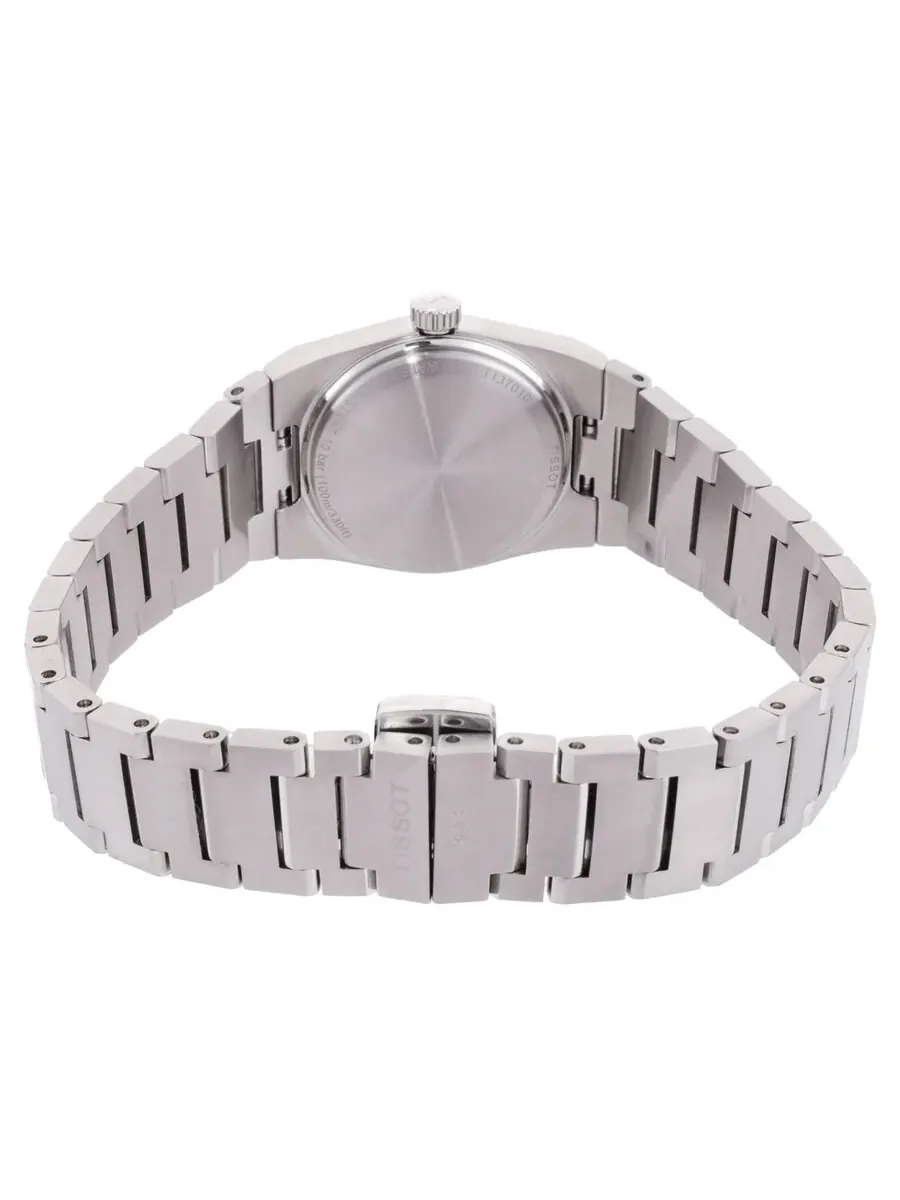 Женские часы Tissot PRX Quartz с черным циферблатом и бриллиантом, модель T1370101105600 — изображение 3 из 3