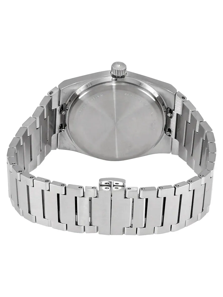 Часы Tissot PRX Quartz с зеленым циферблатом, унисекс, T1372101108100 — изображение 3 из 3, оттенок серебряный