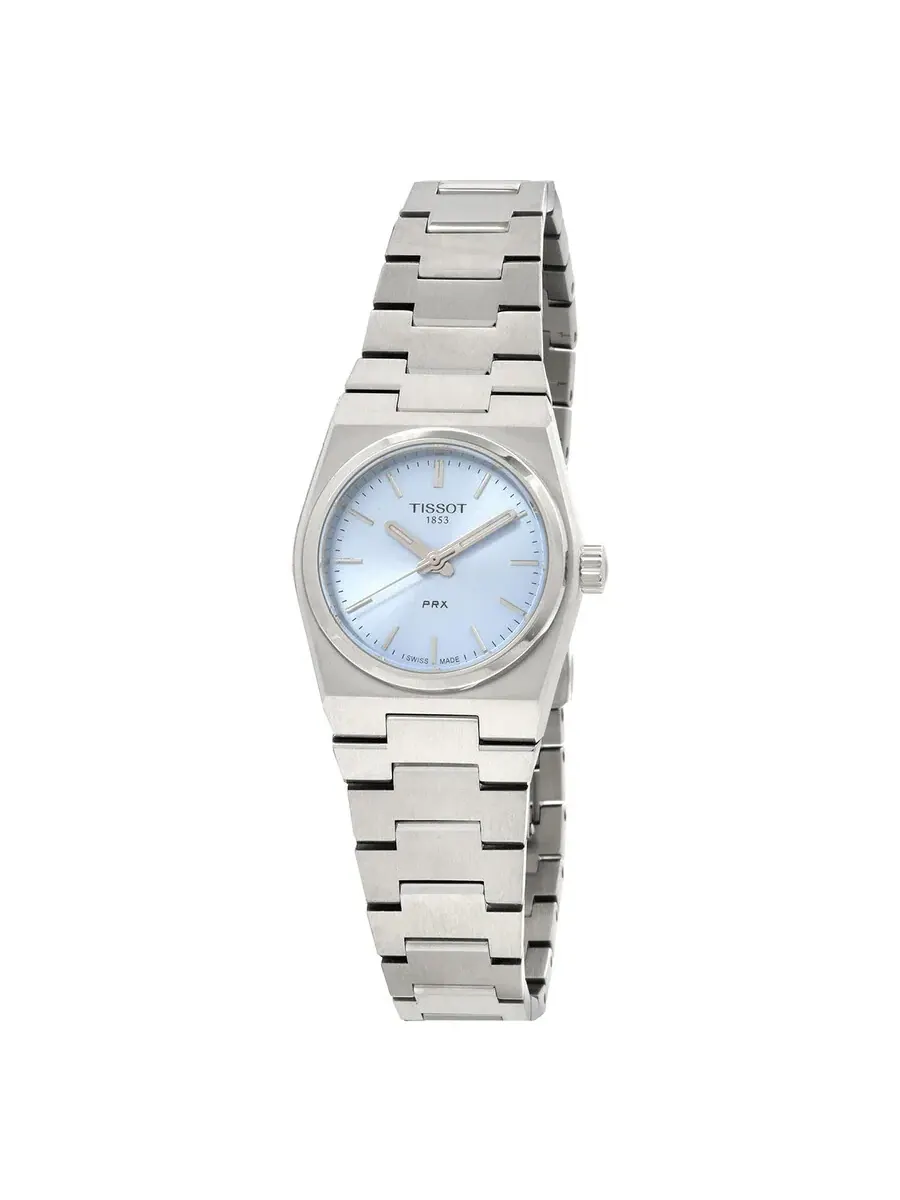 Женские часы Tissot PRX Quartz Ice Blue T1370101135100 — изображение 1 из 3, оттенок серебряный