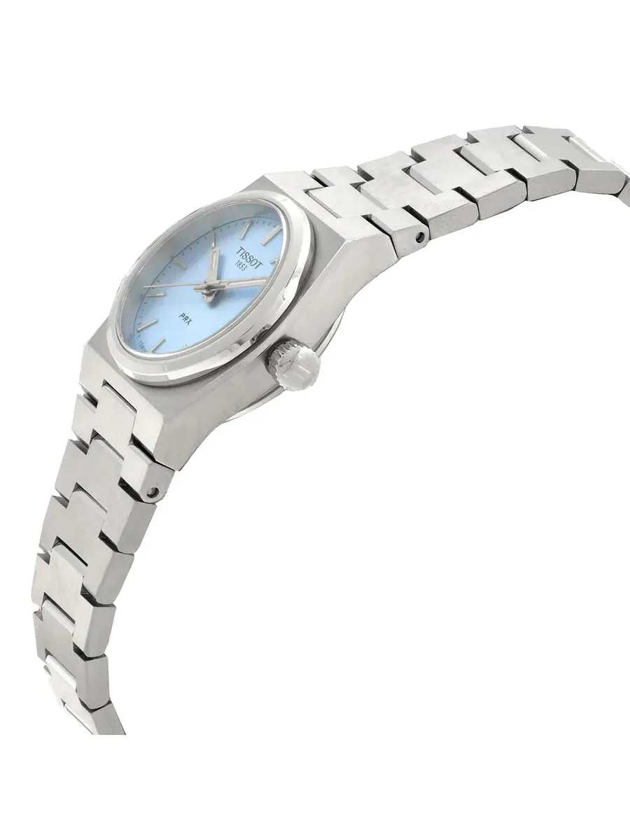 Женские часы Tissot PRX Quartz Ice Blue T1370101135100 — изображение 2 из 3, оттенок серебряный