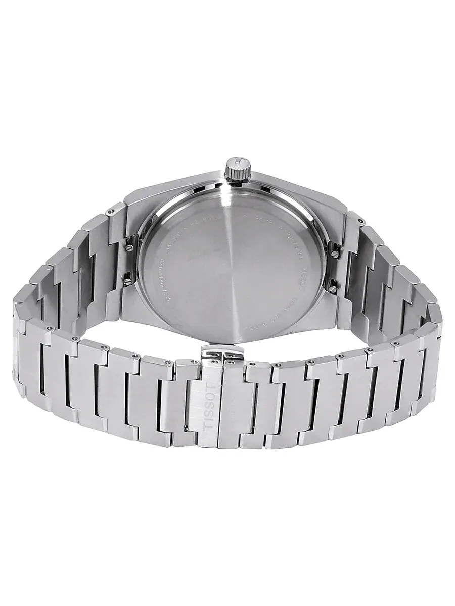 Мужские часы Tissot PRX T-Classic Quartz с зеленым циферблатом T1374101109100 — изображение 3 из 3, оттенок серебряный